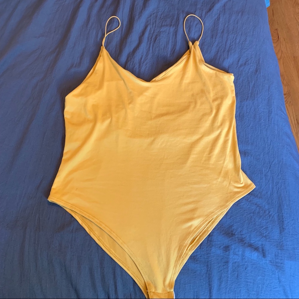 Mustard Yellow Gaze body suit